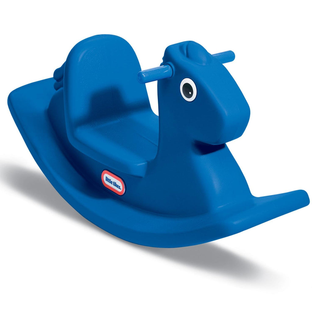 Rocking Horse - Primary Blue - Primary Blue Toddler Rocker Designed for Balance-Focused Toddler Adventures