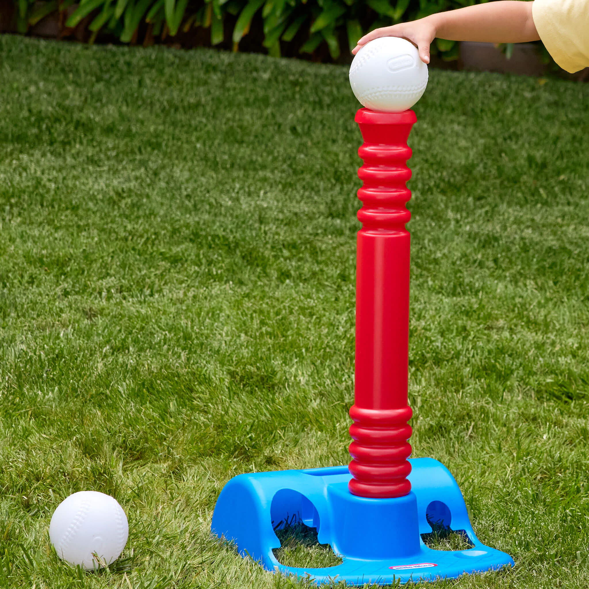 TotSports™ T-Ball Set - Toddler T-Ball Practice Set Designed for Early Baseball and Softball Practice