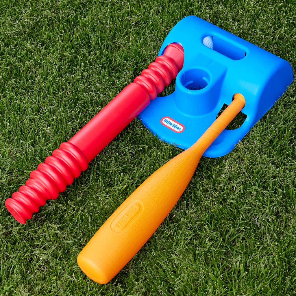 TotSports™ T-Ball Set - Toddler T-Ball Practice Set Designed for Early Baseball and Softball Practice