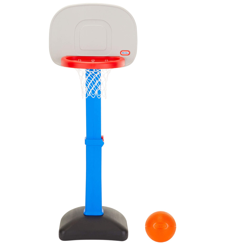 TotSports™ Easy Score™ Basketball Set - Height-Adjustable Basketball Set Designed for Early Basketball Practice and Active Play