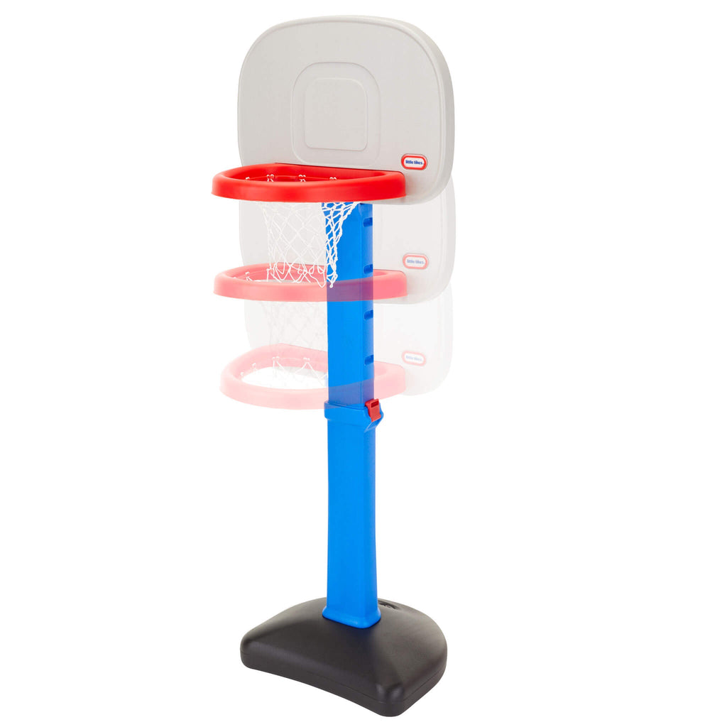 TotSports™ Easy Score™ Basketball Set - Height-Adjustable Basketball Set Designed for Early Basketball Practice and Active Play