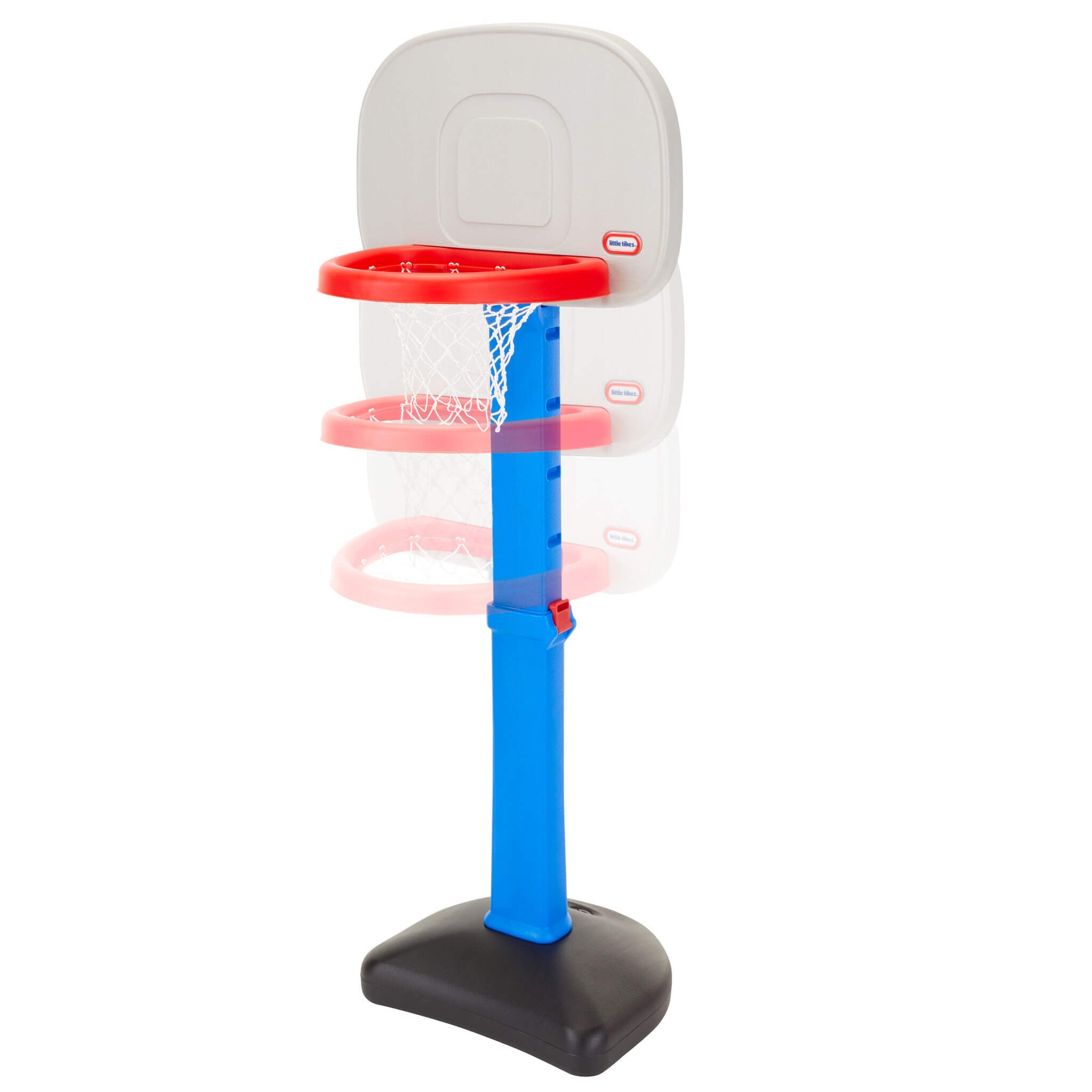 TotSports™ Easy Score™ Basketball Set - Height-Adjustable Basketball Set Designed for Early Basketball Practice and Active Play