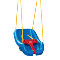 2-in-1 Snug 'n Secure™ Swing - Blue - 2-in-1 Blue Toddler Swing Designed for Growing Children's Backyard Play