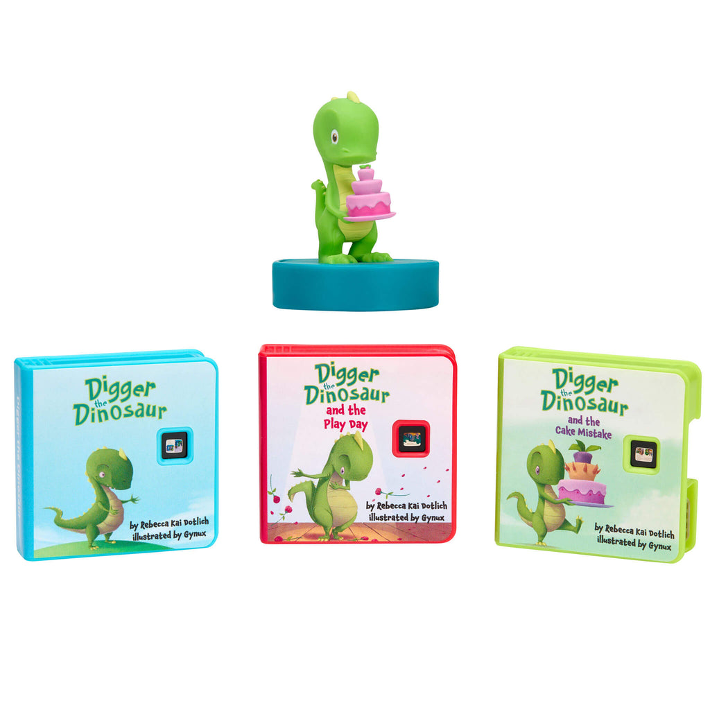 Story Dream Machine™ Harper Collins Digger the Dinosaur - Digger the Dinosaur Story Pack Designed for Dinosaur-Themed Read-Along Adventures