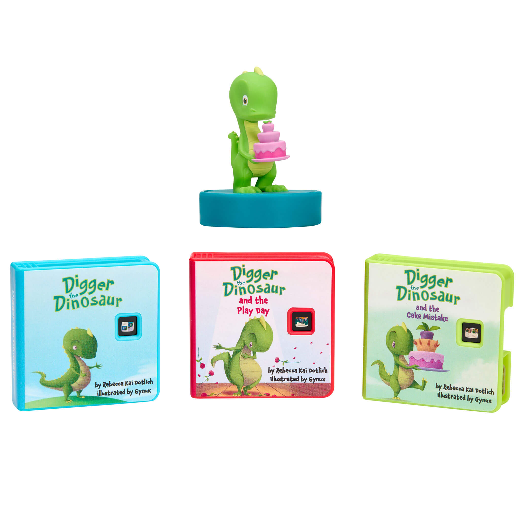Story Dream Machine™ Harper Collins Digger the Dinosaur - Digger the Dinosaur Story Pack Designed for Dinosaur-Themed Read-Along Adventures