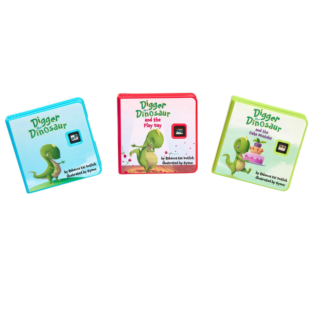 Story Dream Machine™ Harper Collins Digger the Dinosaur - Digger the Dinosaur Story Pack Designed for Dinosaur-Themed Read-Along Adventures
