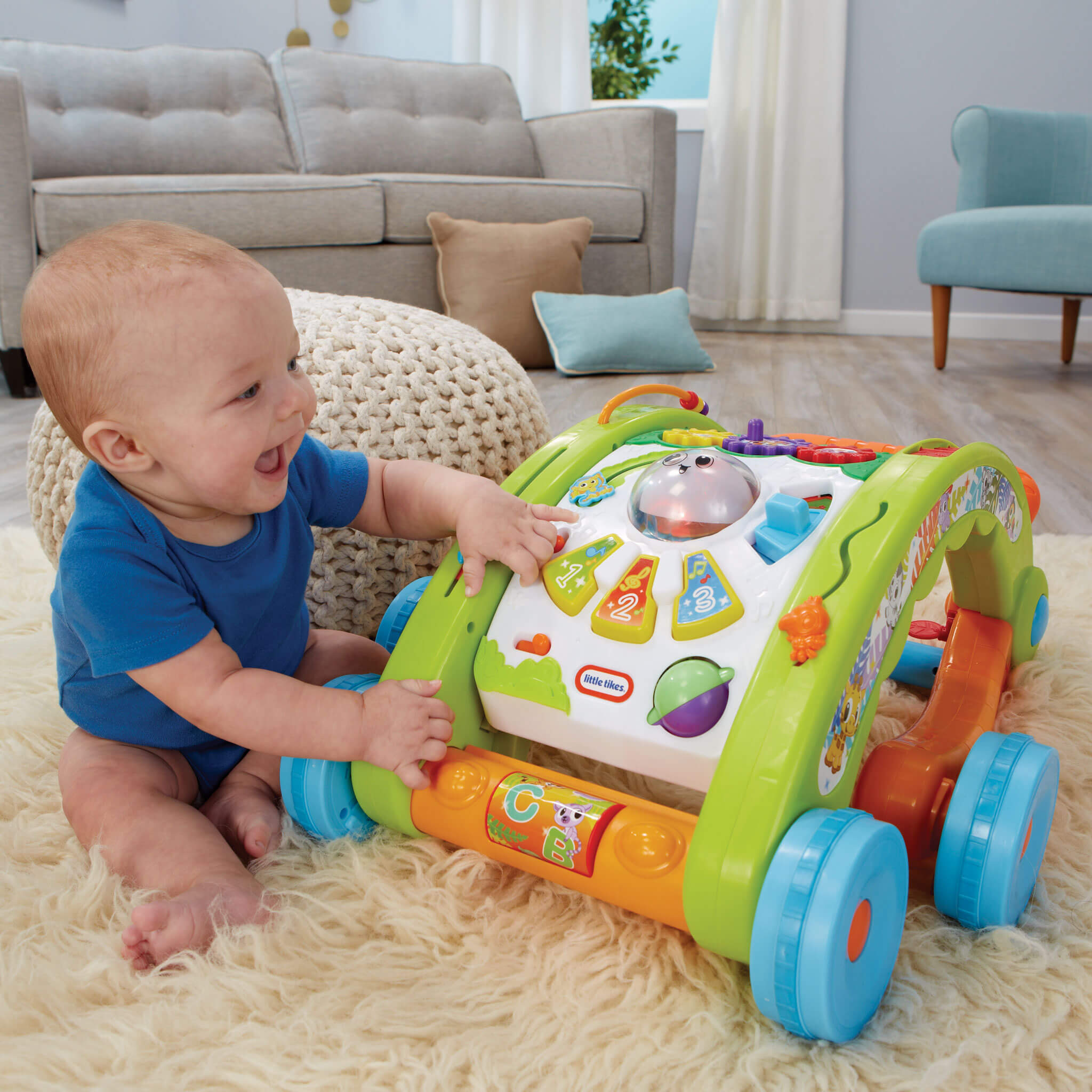 Learn & Play™ 3-in-1 Activity Walker™ - 3-in-1 Baby Activity Walker Designed for First Steps and Interactive Floor Play