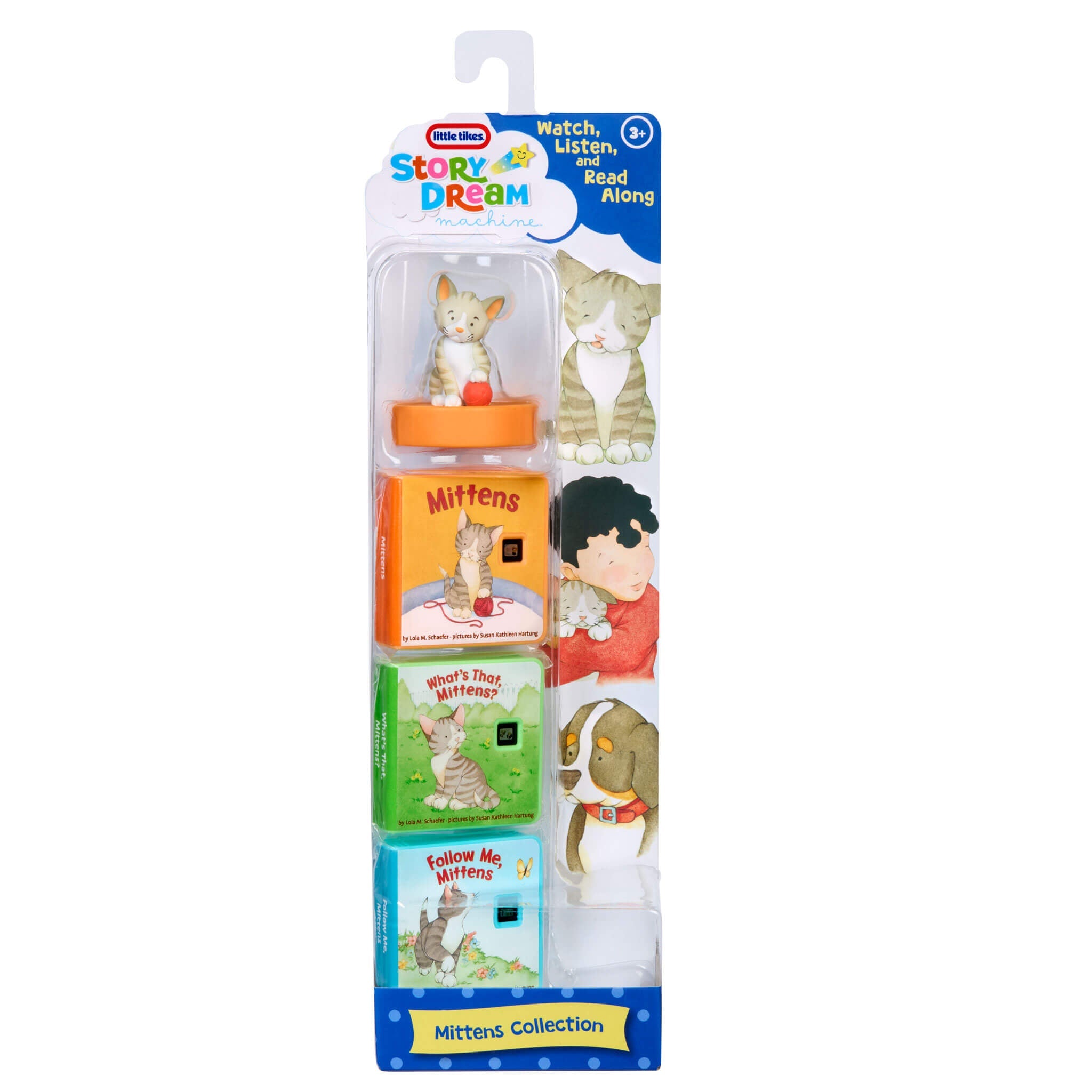 Story Dream Machine™ Harper Collins Mittens Collection - Mittens Story Dream Machine Pack Designed for Cat-Themed Storytime and Reading Play