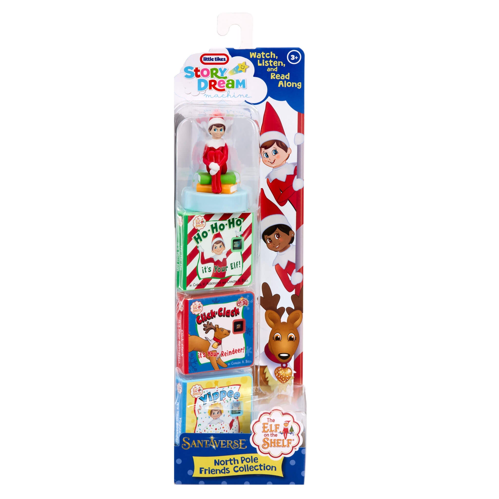 Story Dream Machine™ The Elf on the Shelf Santaverse North Pole Friends Collection - North Pole Friends Story Collection Designed for Seasonal Read-Along Storytime