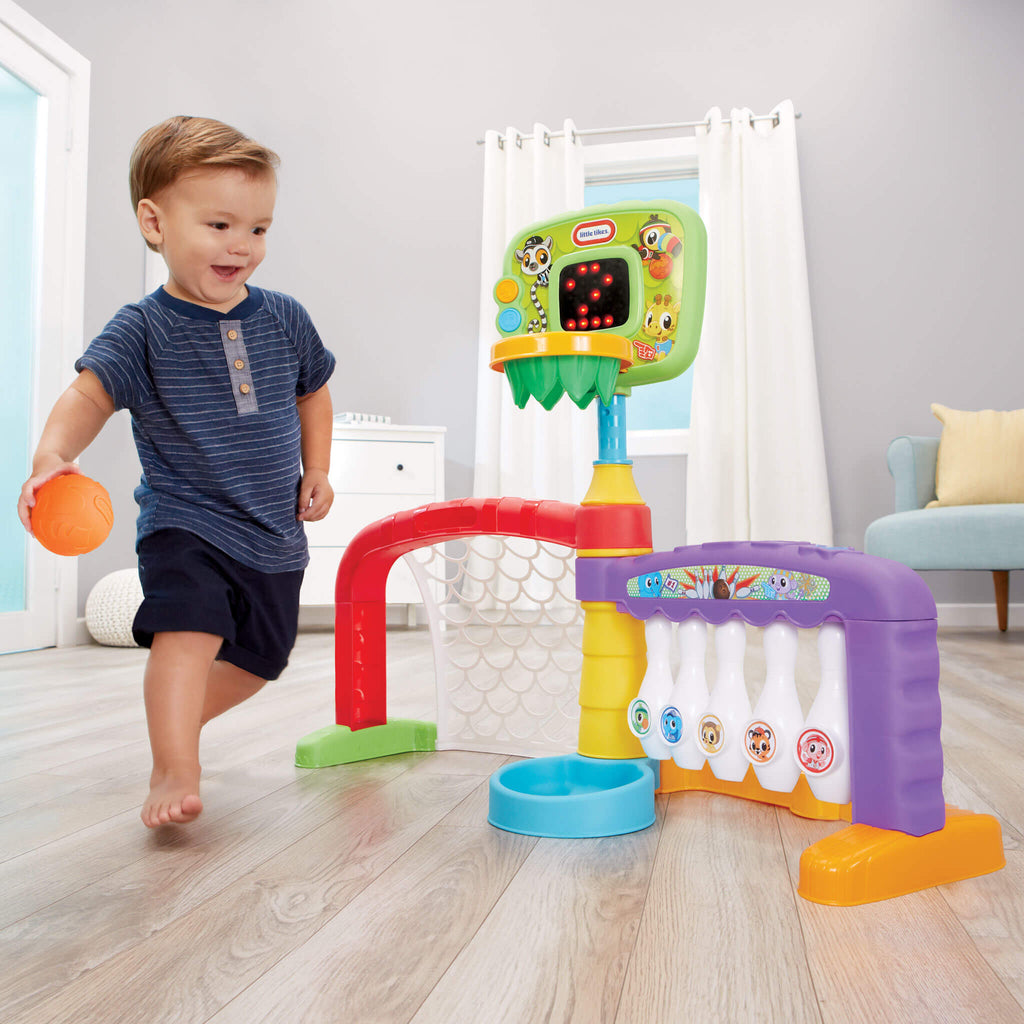 Learn & Play™ 3-in-1 Sports Zone™ - 3-in-1 Toddler Sports Zone Designed for Active Indoor Play and Motor Practice