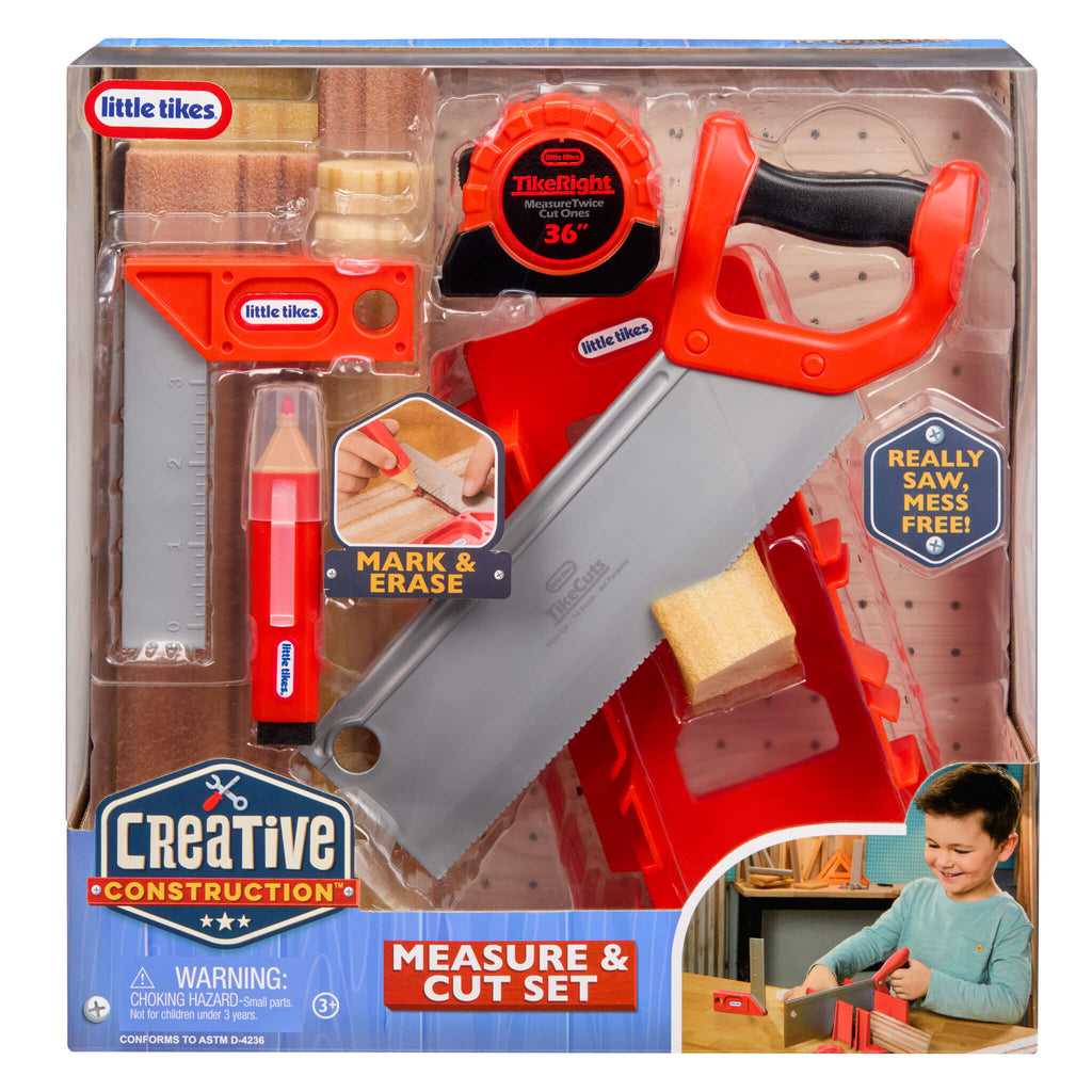 Creative Construction™ Measure and Cut Set - Creative Construction Measure and Cut Set Designed for Early Construction Concepts and Role Play