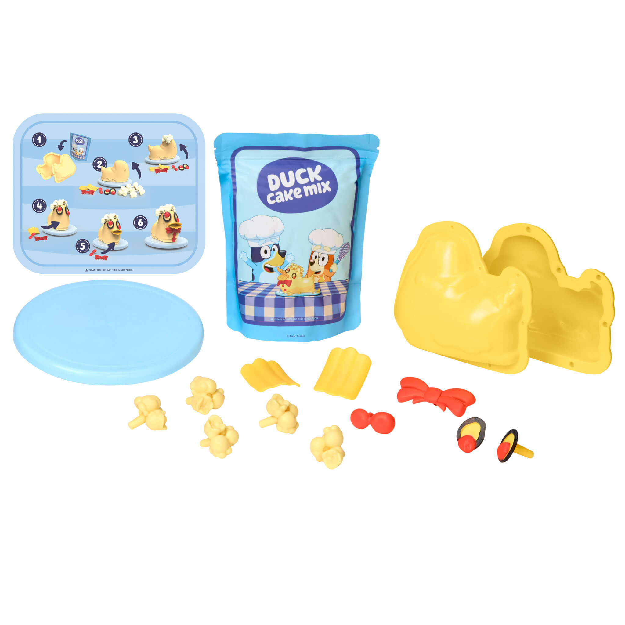 Creative Chefs™ Bluey - Duck Cake Kit - Creative Chefs Bluey Duck Cake Kit Designed for Creative Dessert Role Play