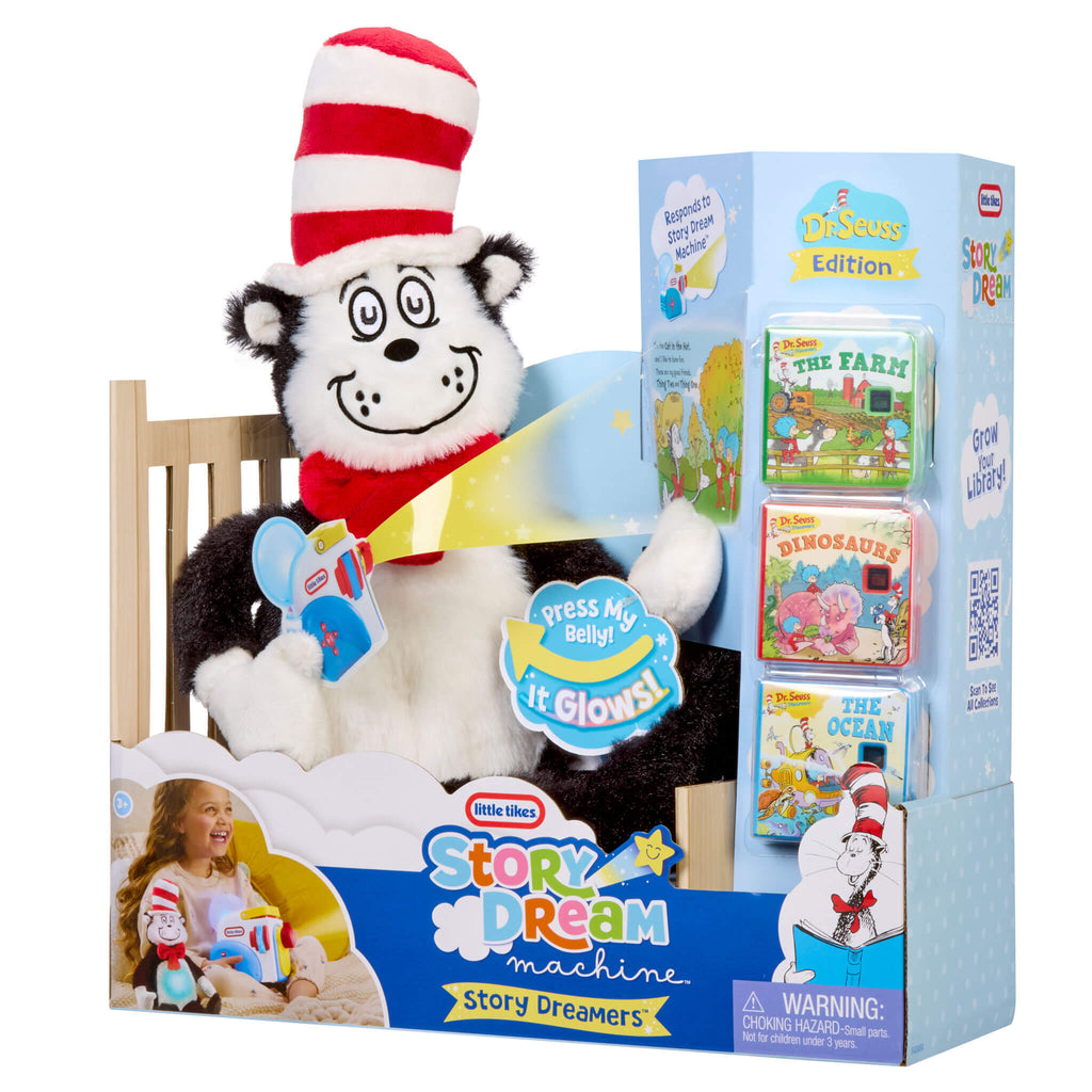 Story Dreamers™ Cat in the Hat Plush™ - Story Dreamers Character Plush Designed for Responsive Storytime and Cuddly Play