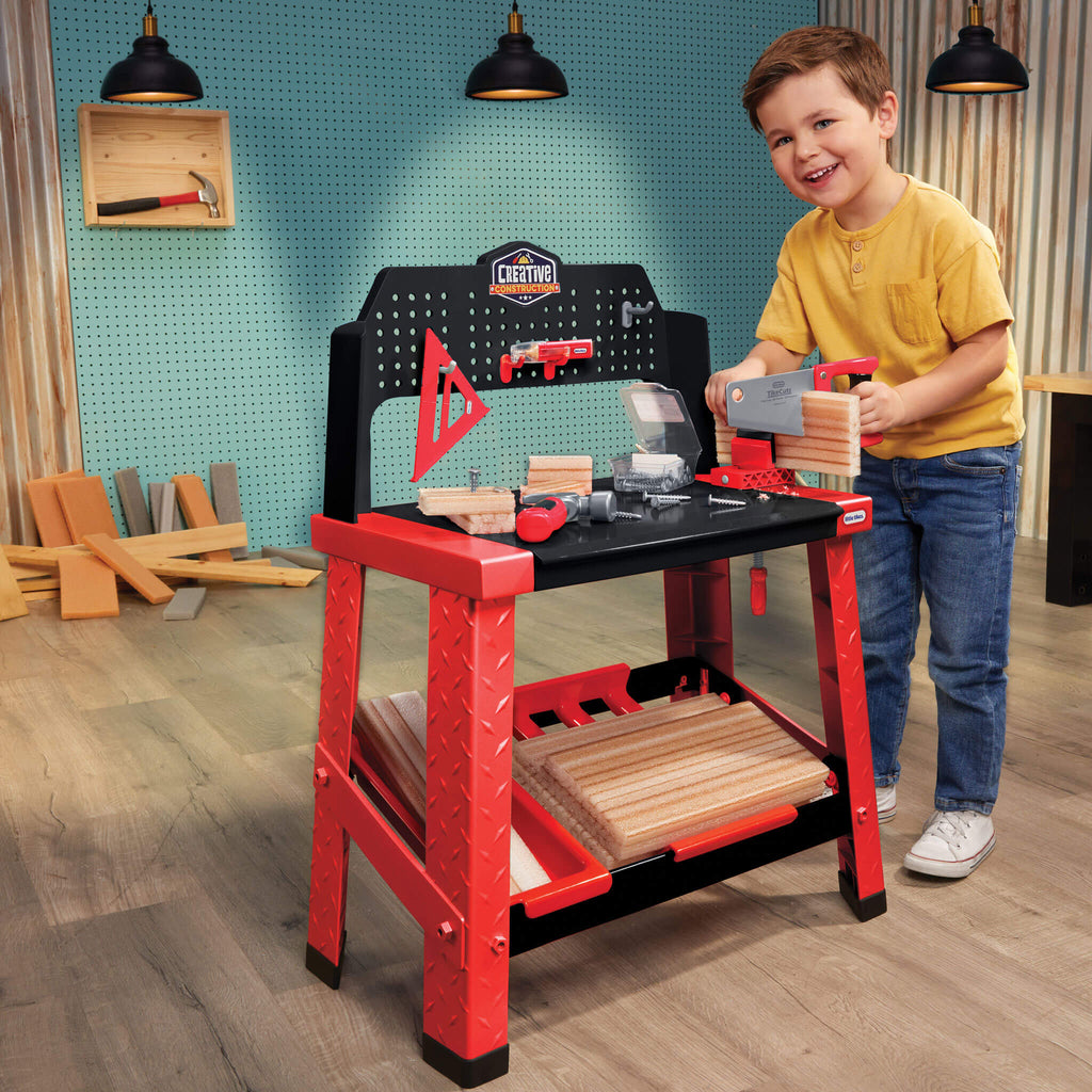 Creative Construction™ Workbench - Creative Construction Workbench Designed for Open-Ended Workshop and Project Play
