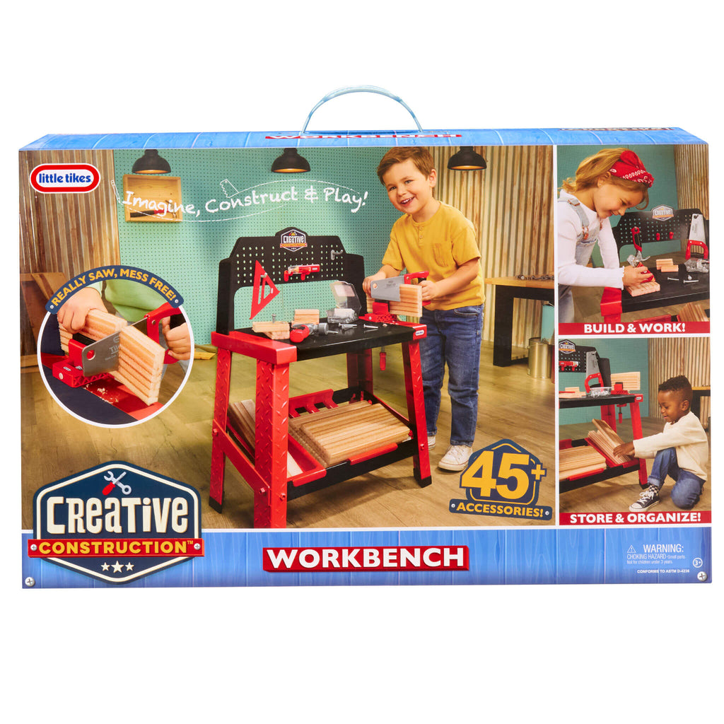 Creative Construction™ Workbench - Creative Construction Workbench Designed for Open-Ended Workshop and Project Play