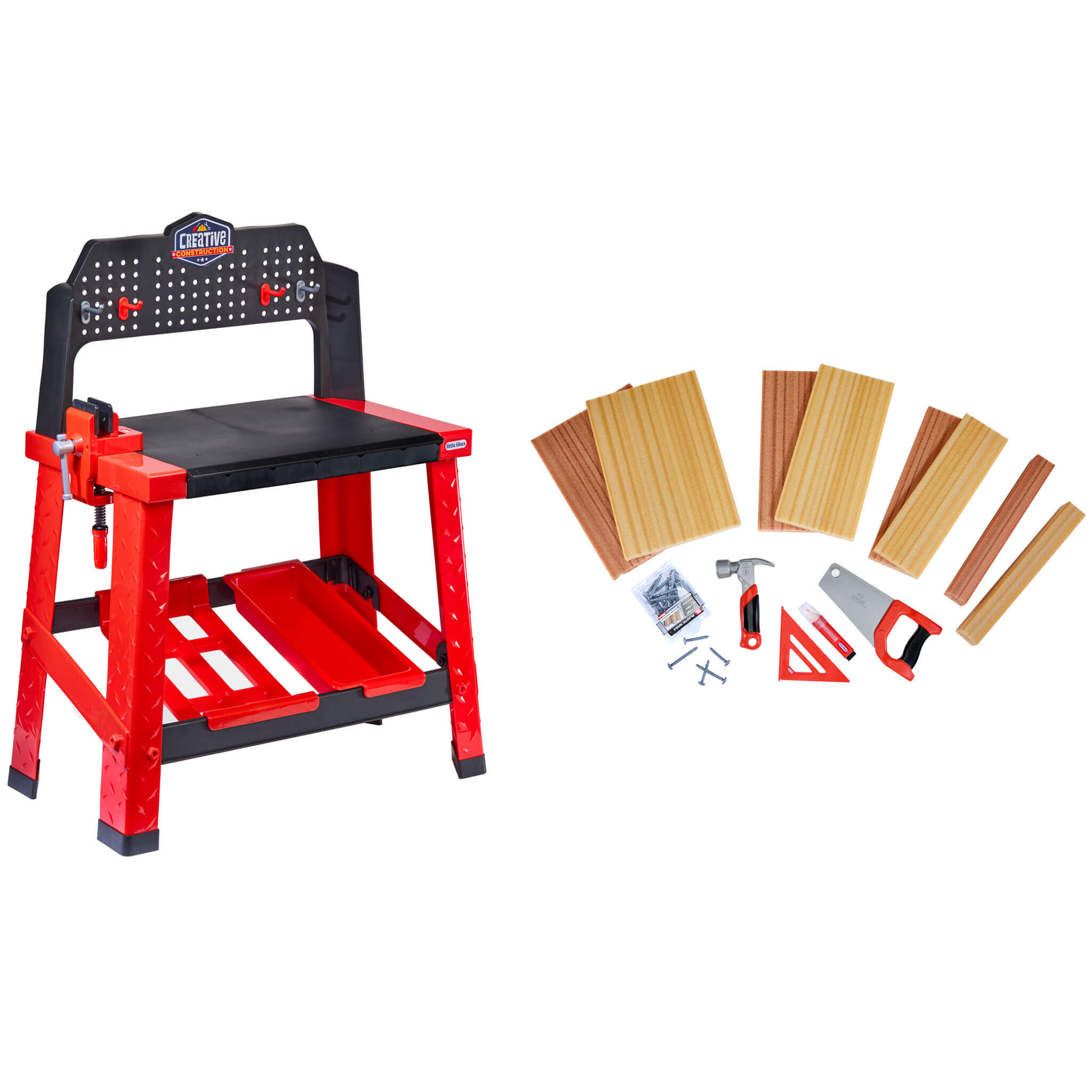 Creative Construction™ Workbench - Creative Construction Workbench Designed for Open-Ended Workshop and Project Play