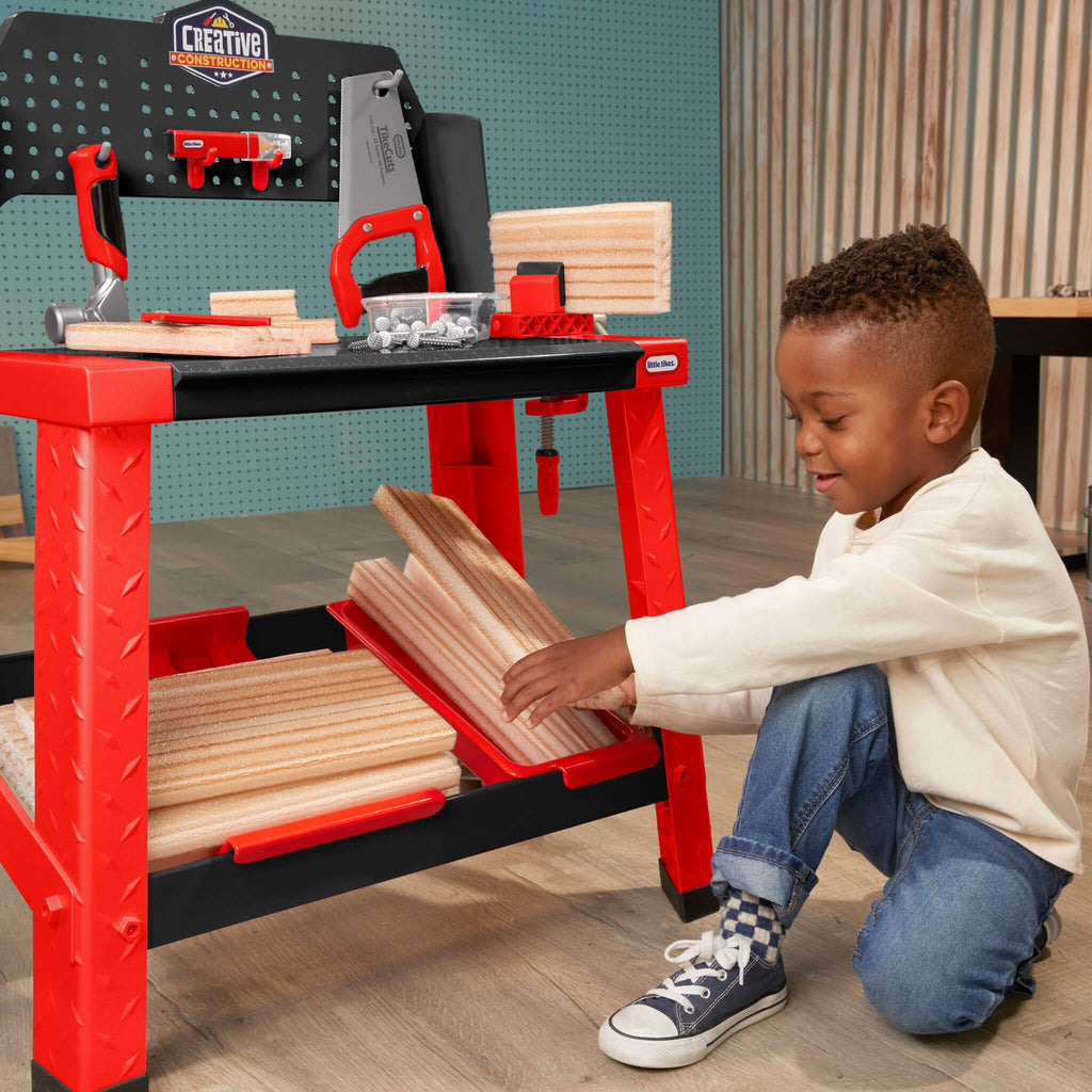Creative Construction™ Workbench - Creative Construction Workbench Designed for Open-Ended Workshop and Project Play