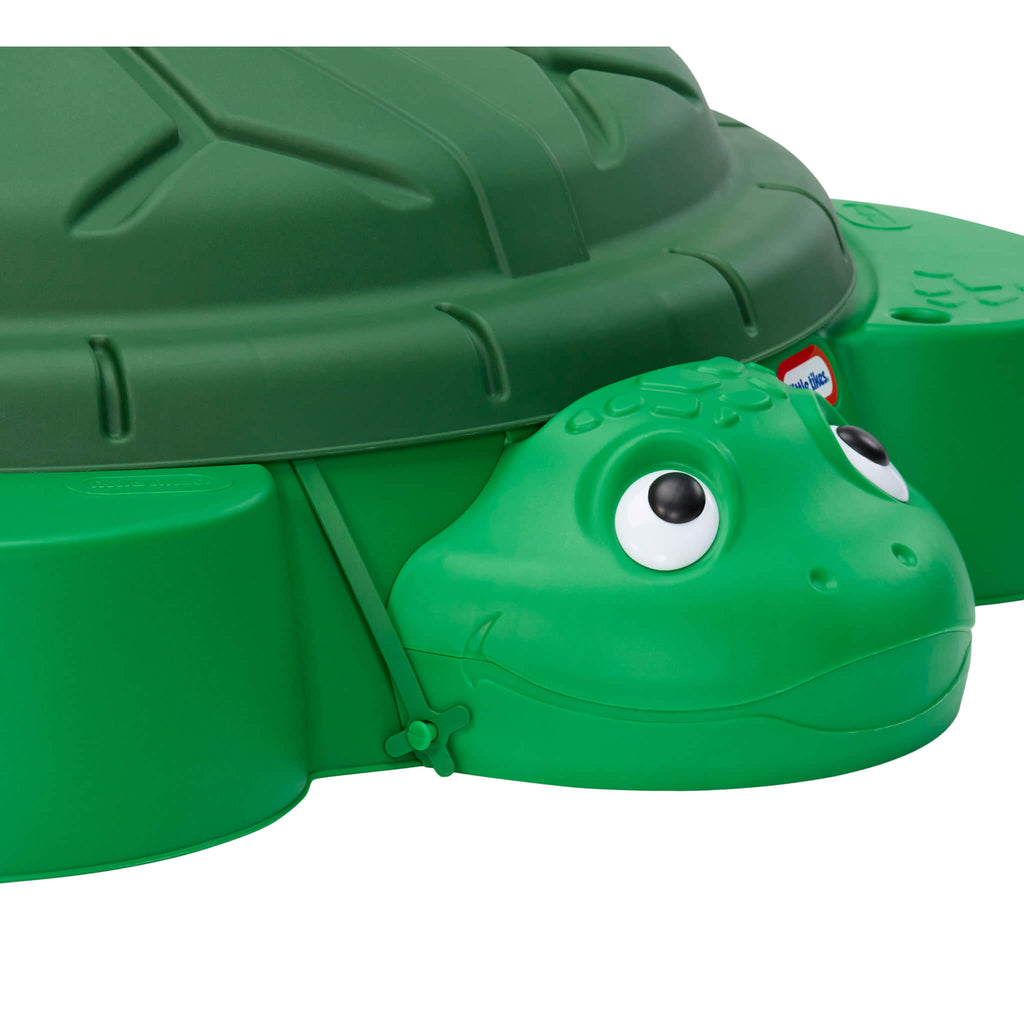 Turtle Sandbox - Turtle-Shaped Kids Sandbox Designed for Backyard Digging, Building and Sensory Play