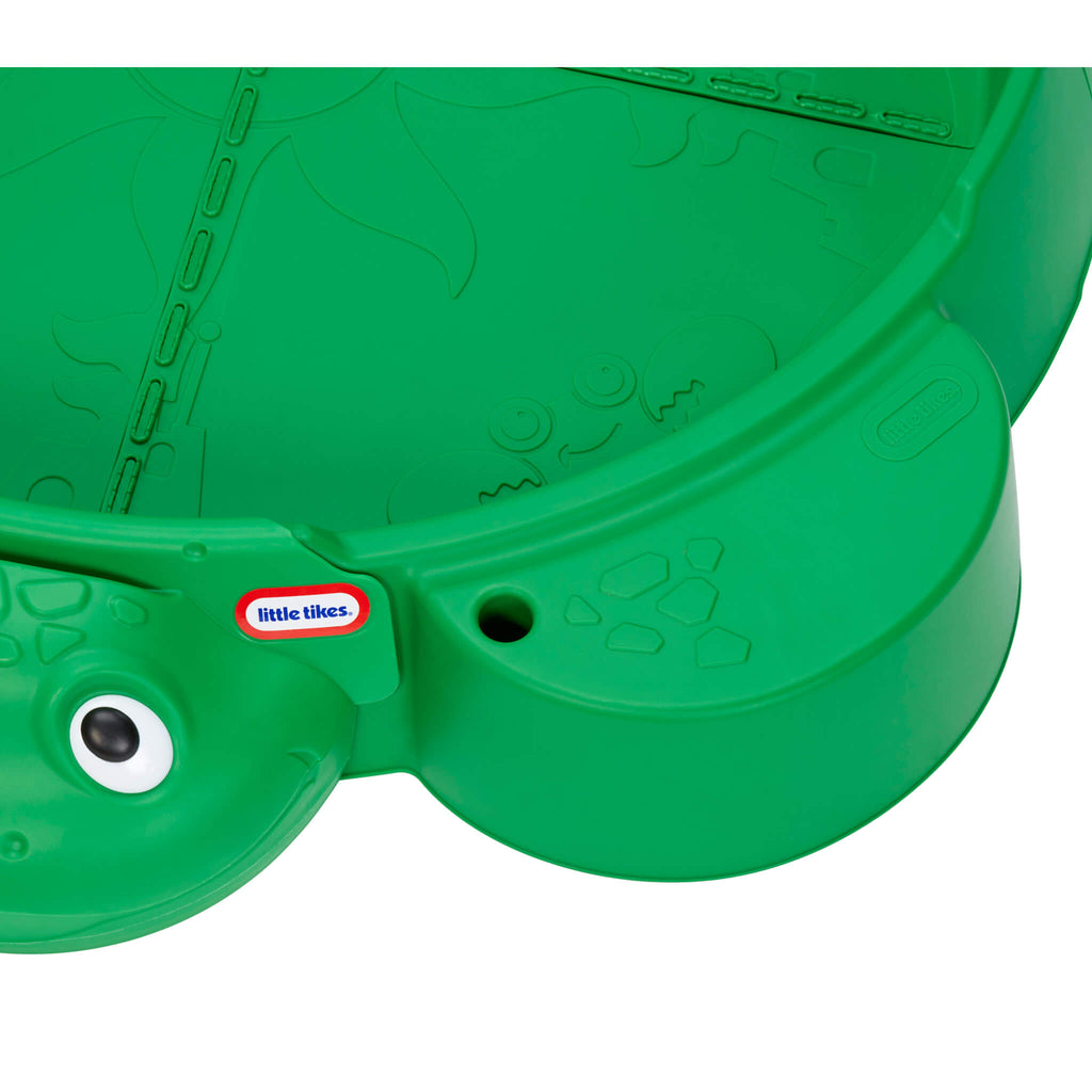 Turtle Sandbox - Turtle-Shaped Kids Sandbox Designed for Backyard Digging, Building and Sensory Play