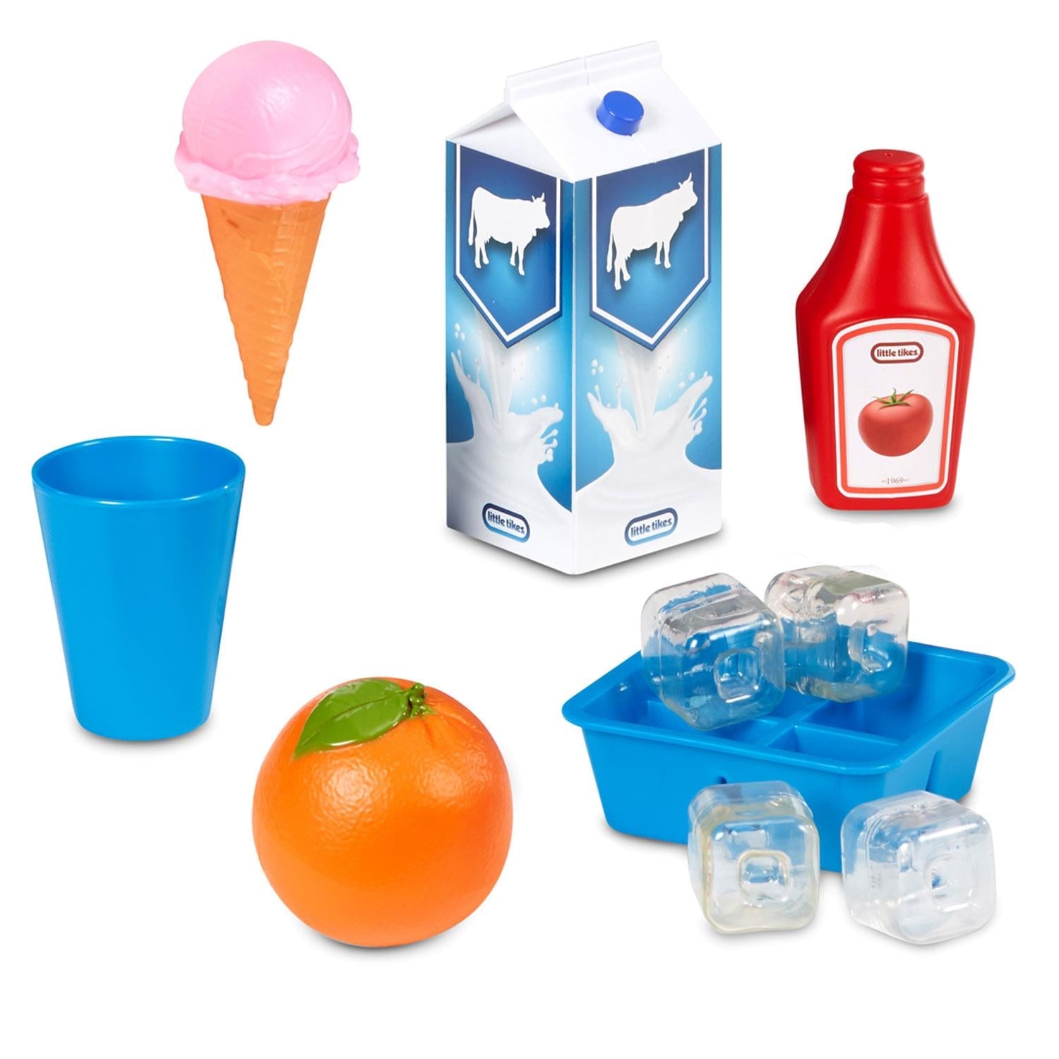 First Fridge - Kids Pretend Fridge Playset Designed for Kitchen Role Play and Food Organization