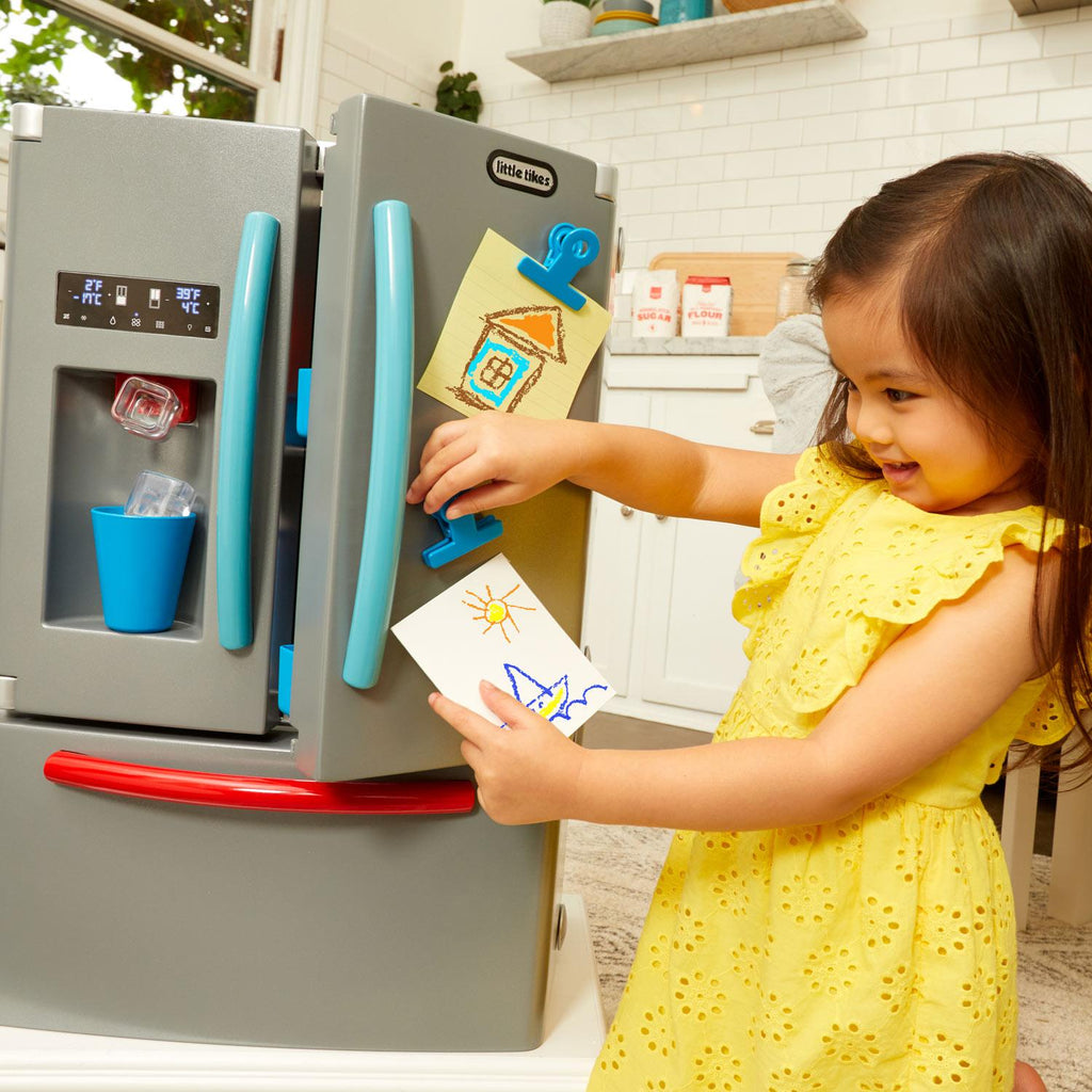 First Fridge - Kids Pretend Fridge Playset Designed for Kitchen Role Play and Food Organization